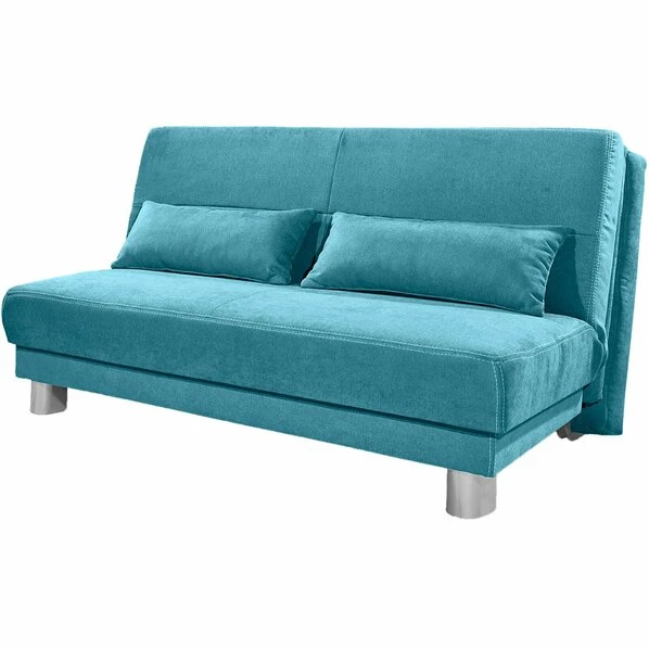Schlafsofa - TĂŒrkis -mit Liegefunktion - 140 Cm