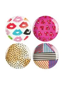 Designer Frühstücksteller Carol Aus Porzellan, 4er-Set