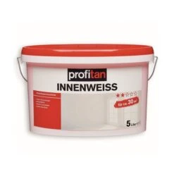 Profitan Innenweiß Wand- Und Deckenfarbe - Matt - 5 Liter