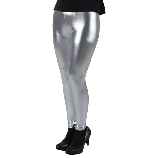 Leggings - Für Erwachsene - Silber-metallic