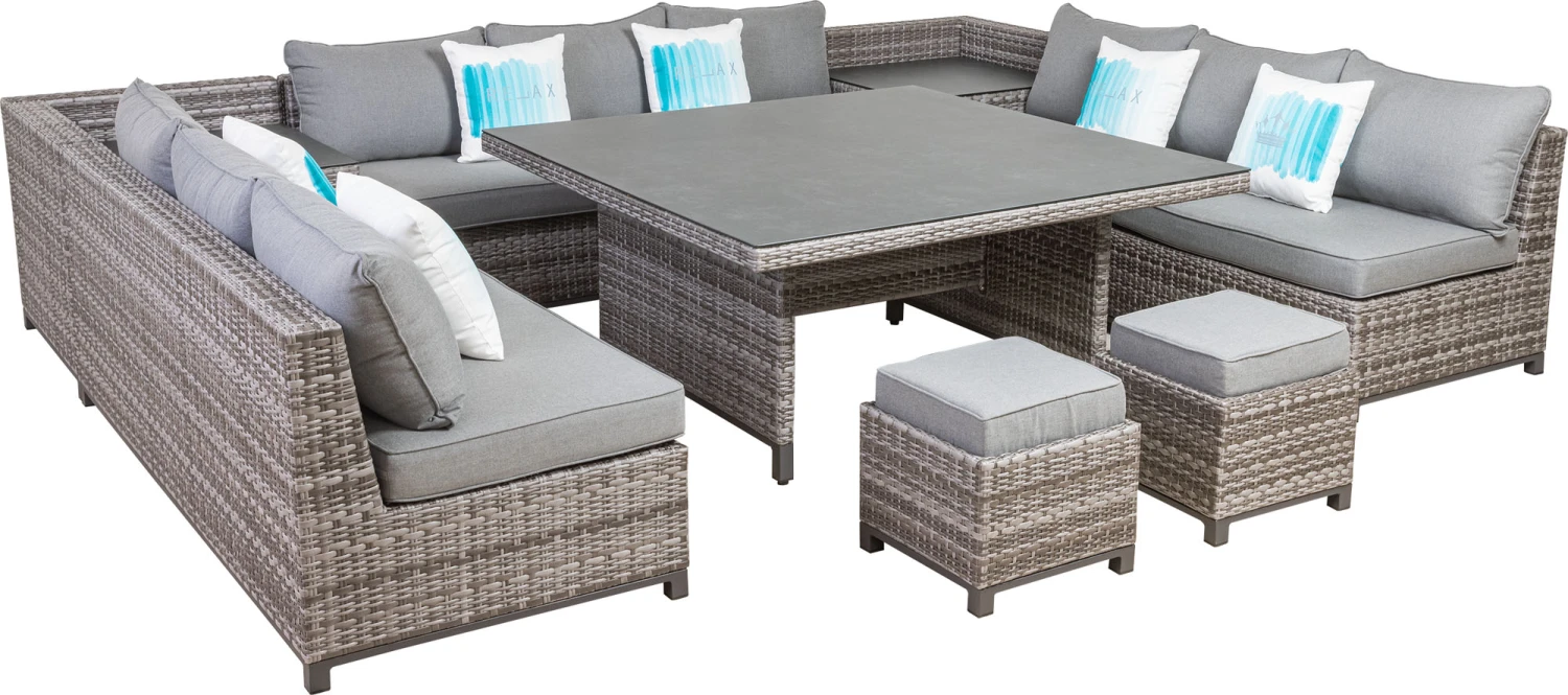 Primaster Dining Lounge Möbelset Tavira Inkl. Kissen – Bild 2