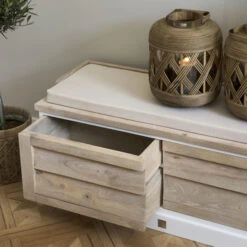 Rivièra Maison Pacifica Sitzbank Mit Aufbewahrung - 110x40x48 Cm - Nature -Emile Henry Shop 452956 big 5