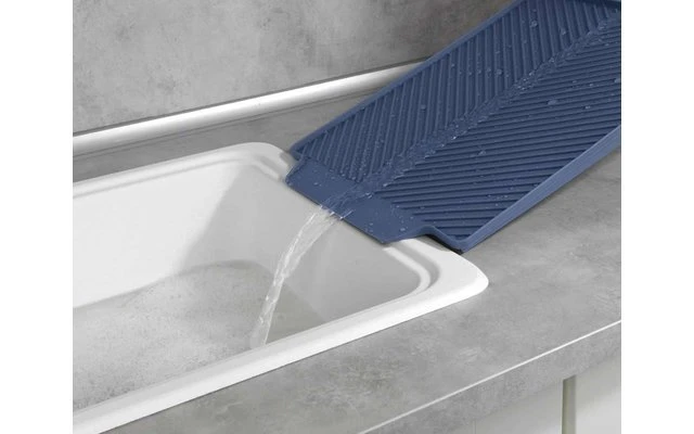 Wenko Linea Abtropfmatte 40 X 30 X 3 Cm Grau 3 Wenko Linea Abtropfmatte 40 X 30 X 3 Cm Grau – Bild 3