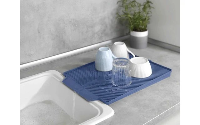 Wenko Linea Abtropfmatte 40 X 30 X 3 Cm Grau 5 Wenko Linea Abtropfmatte 40 X 30 X 3 Cm Grau – Bild 5
