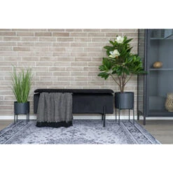 House Nordic Watford Sitzbank - 36,5x95x46 Cm - Schwarz 7 House Nordic Watford Sitzbank - 36,5x95x46 Cm - Schwarz -Emile Henry Shop 465118 big 3