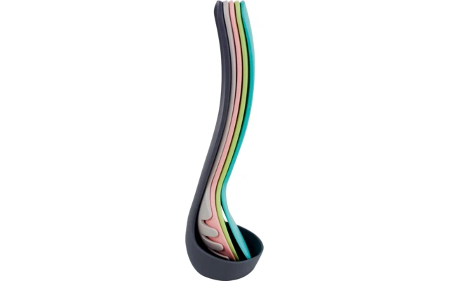 Gimex Küchenhelfer Stapelset 5 Teilig Pastellbunt