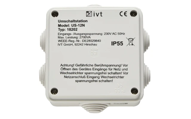 IVT US 12N Umschaltstation 230 V 12 A 2700 VA