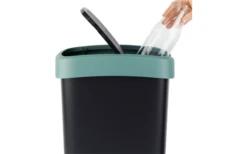 Rotho Twist Abfalleimer Mit Schwing- Und Klappdeckel 10 Liter Horizon Blau -Emile Henry Shop 689403 4830110