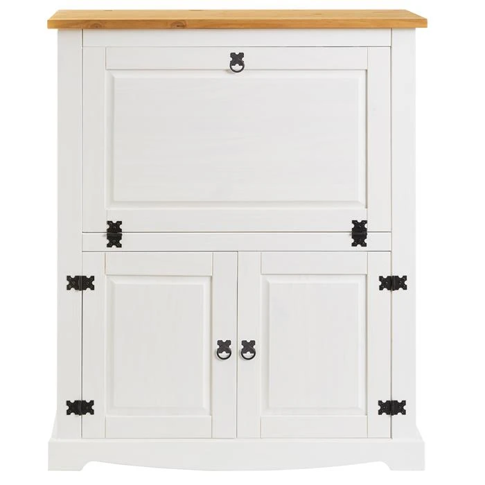 Weinschrank TEQUILA, Kiefer Massiv Weiß/braun, Mexiko Möbel – Bild 2