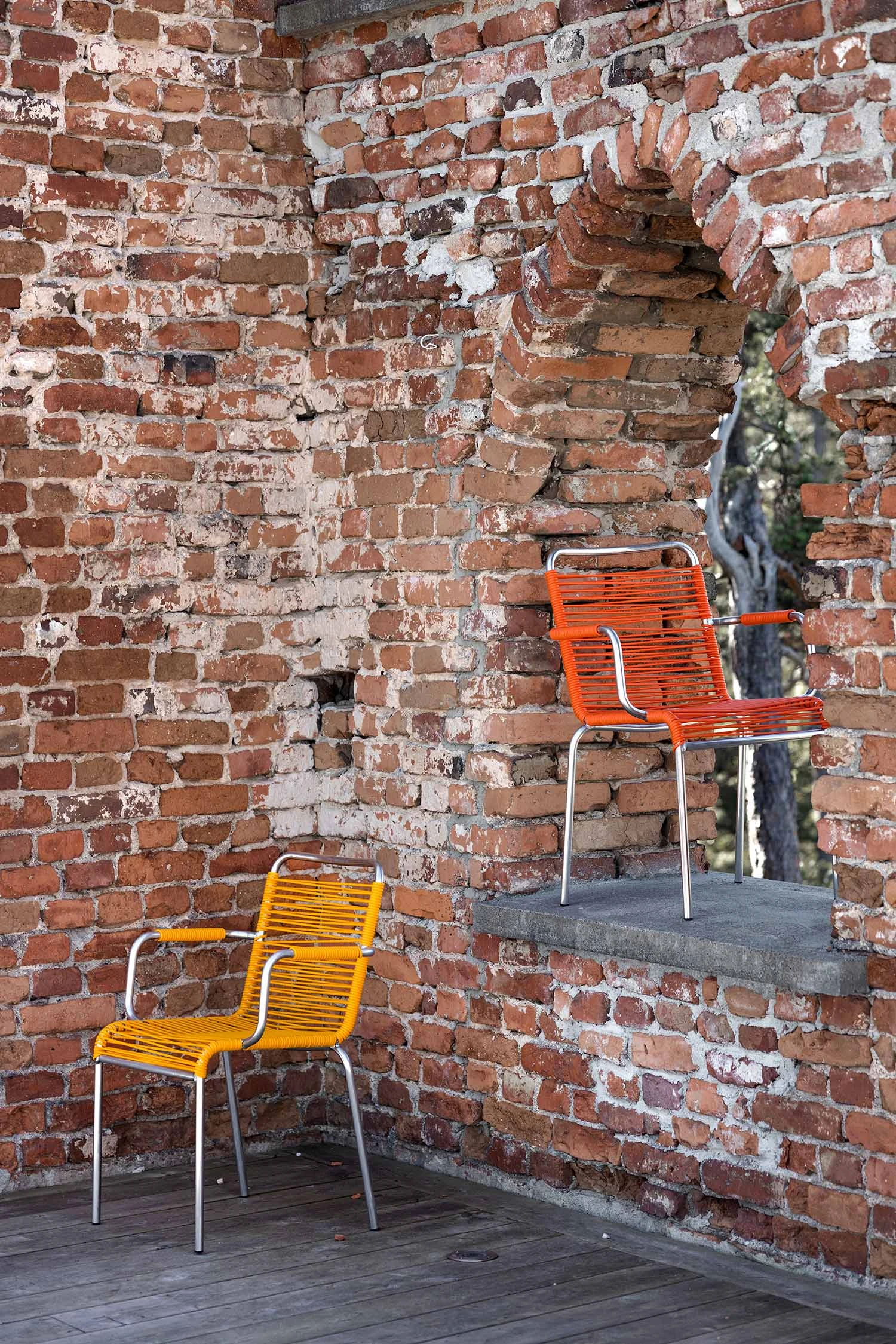 FIAM Mya Spaghetti Lehnstuhl, Gelb â Bild 4